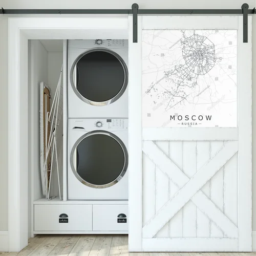 Zachwycająca Mapa Moskwy w Minimalistycznym Stylu
