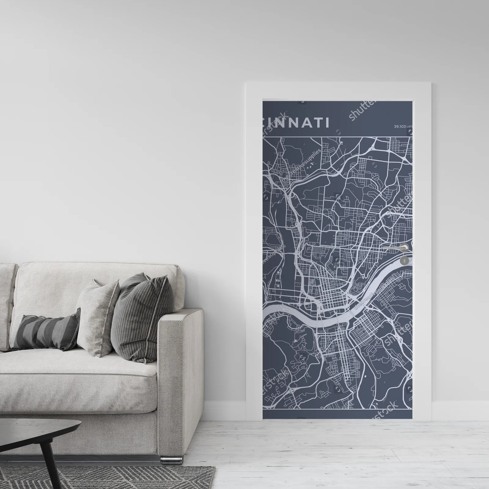 Mistyka Cincinnati w odcieniach szarości