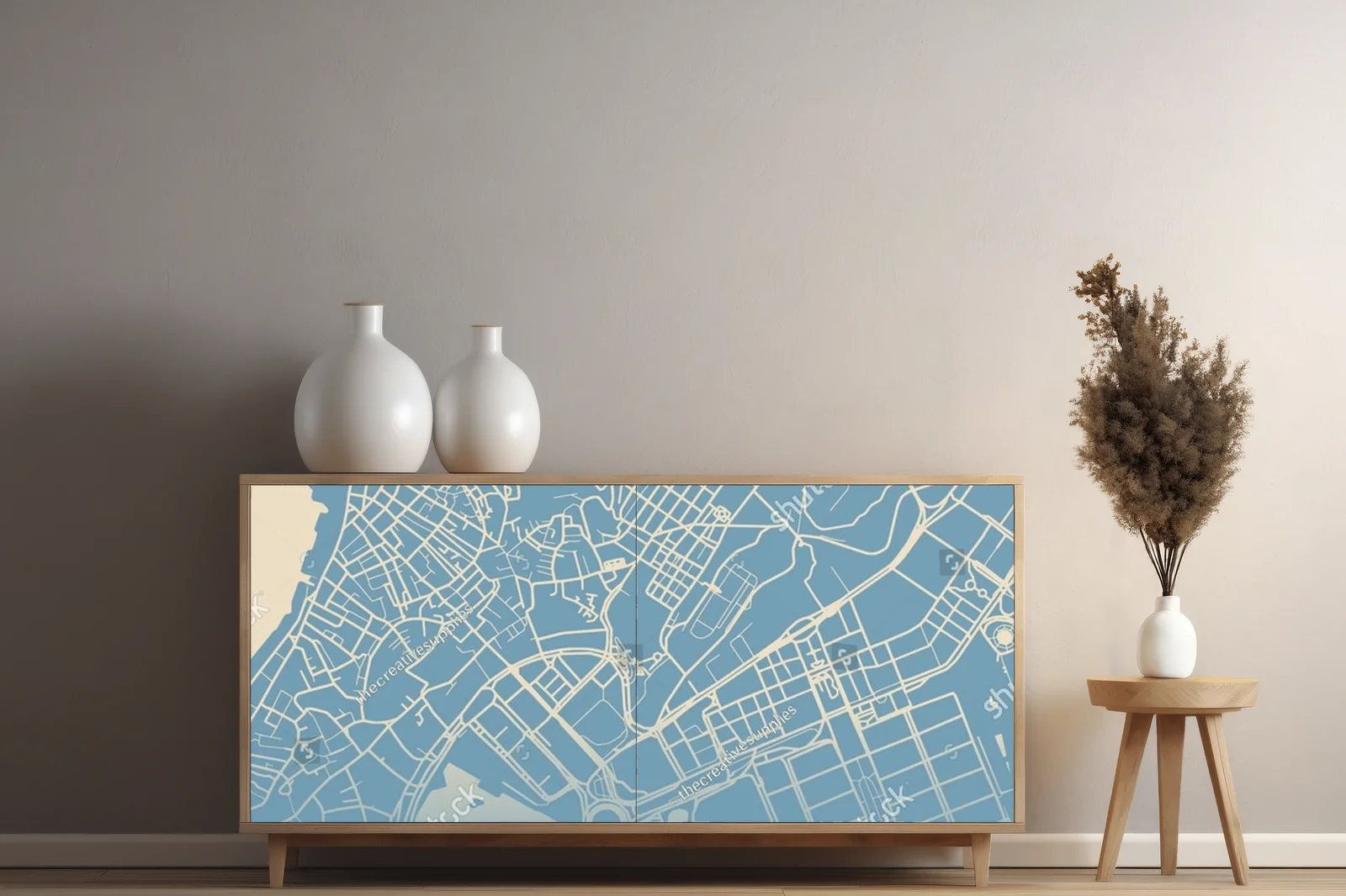 Zjawiskowa mapa makau w pastelowych odcieniach