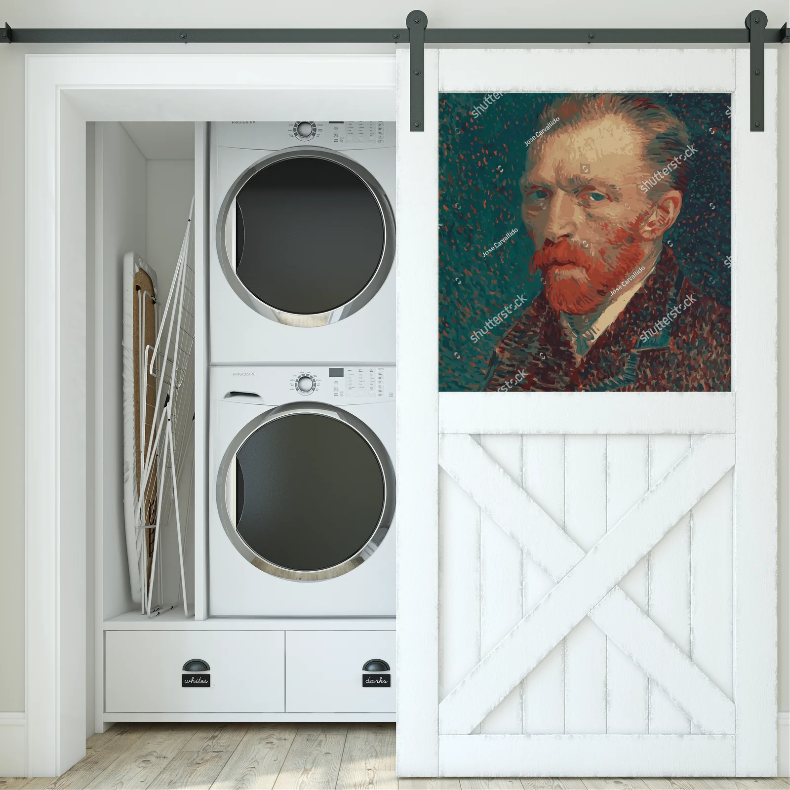 Zmysłowy portret Van Gogha w artystycznych odcieniach