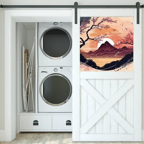 Magiczny zachód słońca w pastelowych odcieniach