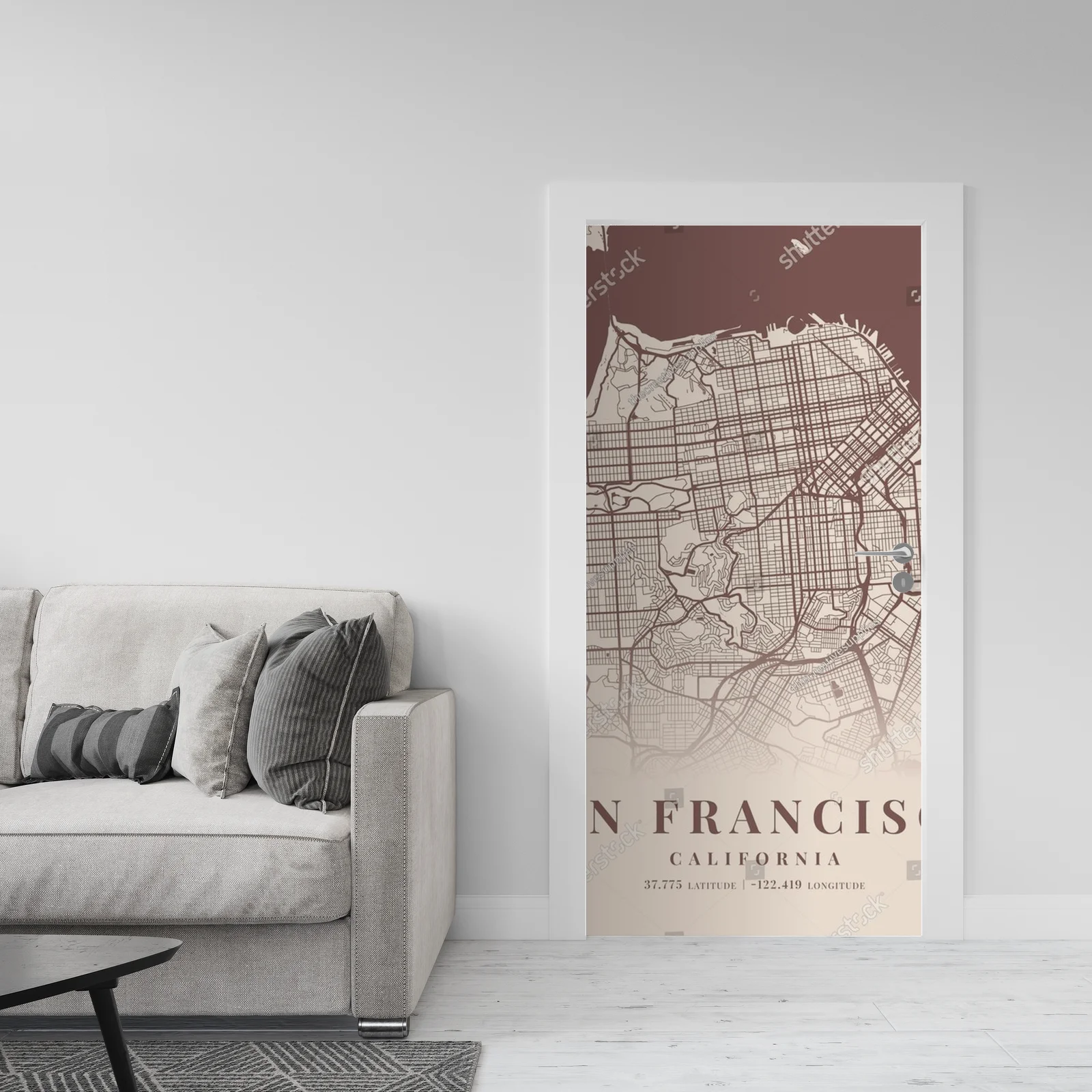 Subtelne odcienie San Francisco w eleganckim stylu