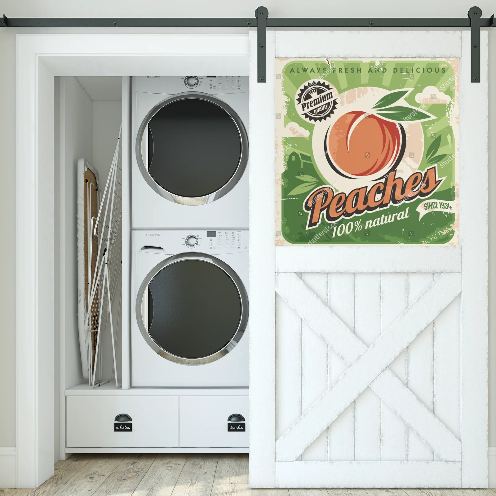 Wspomnienia z sadu w retro stylu