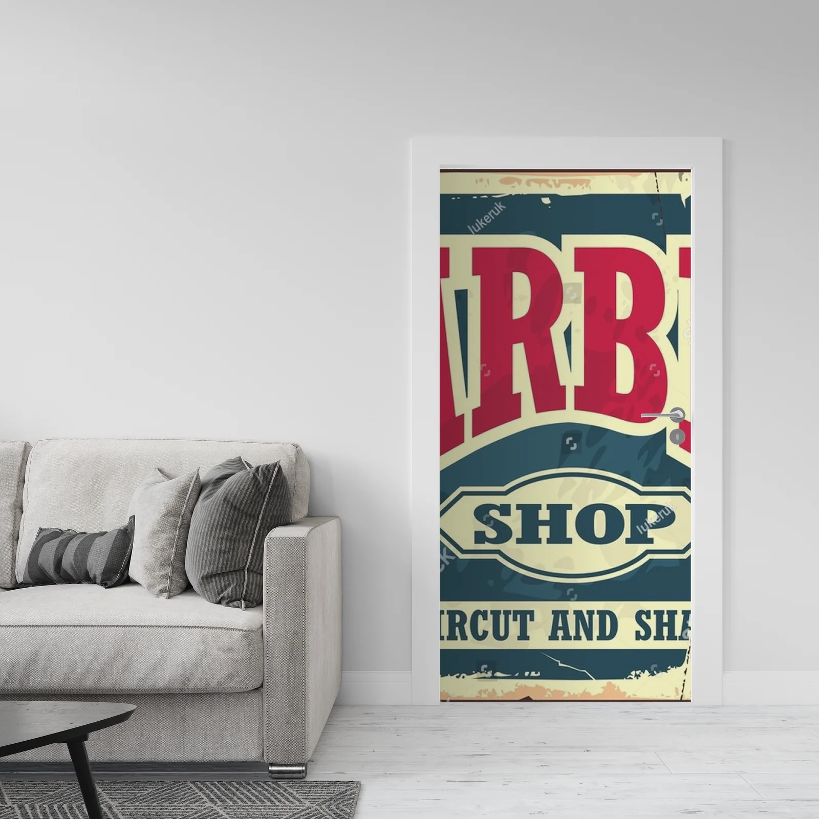 Vintage urok stylu hipsterskiego w barber shopie