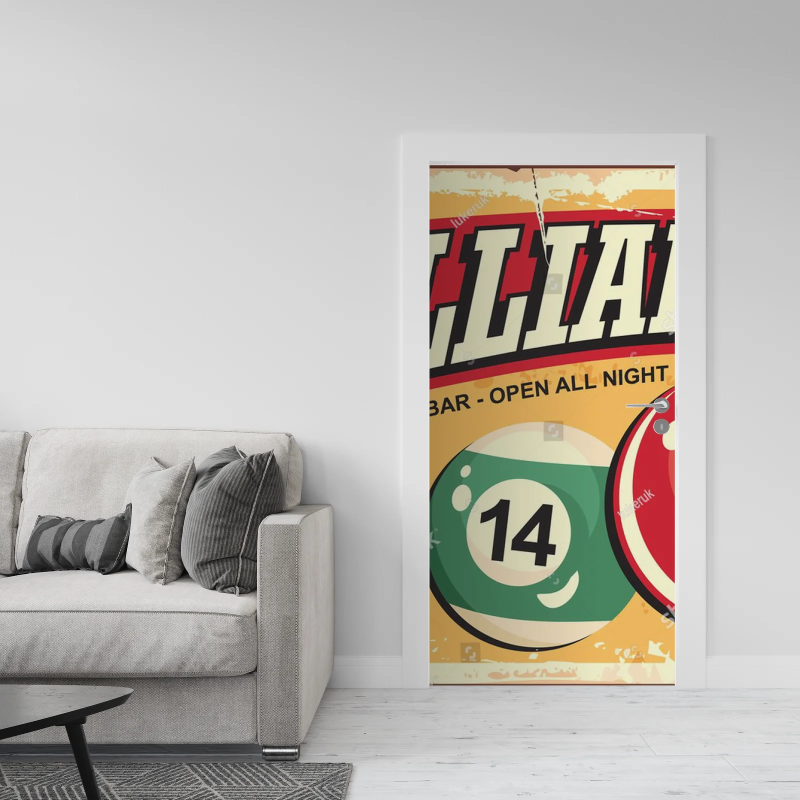 Klub bilardowy: retro z nutą kolorowego snookera