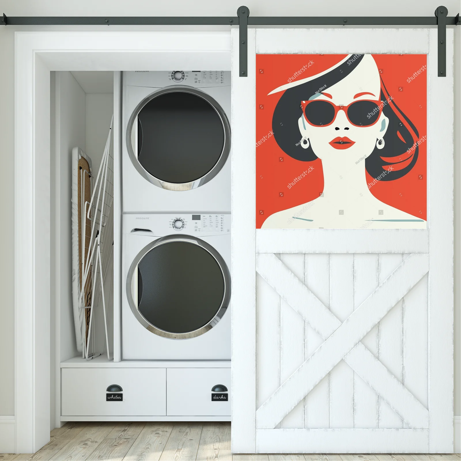 Letnia ilustracja vintage – kobieta w stylu glamour