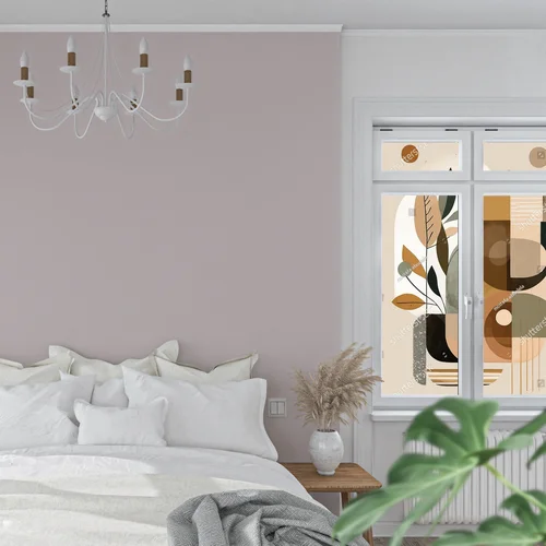 Lśniące liście tropikalne w boho aranżacji