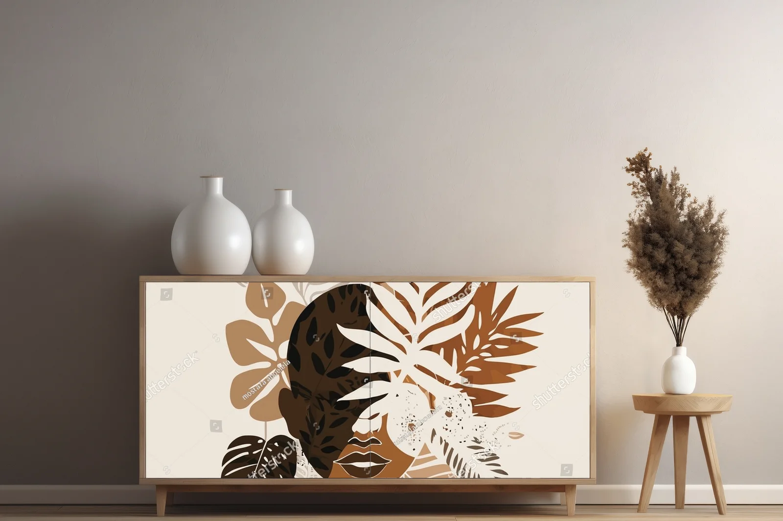 Botaniczna kompozycja w stylu boho z kobiecym akcentem