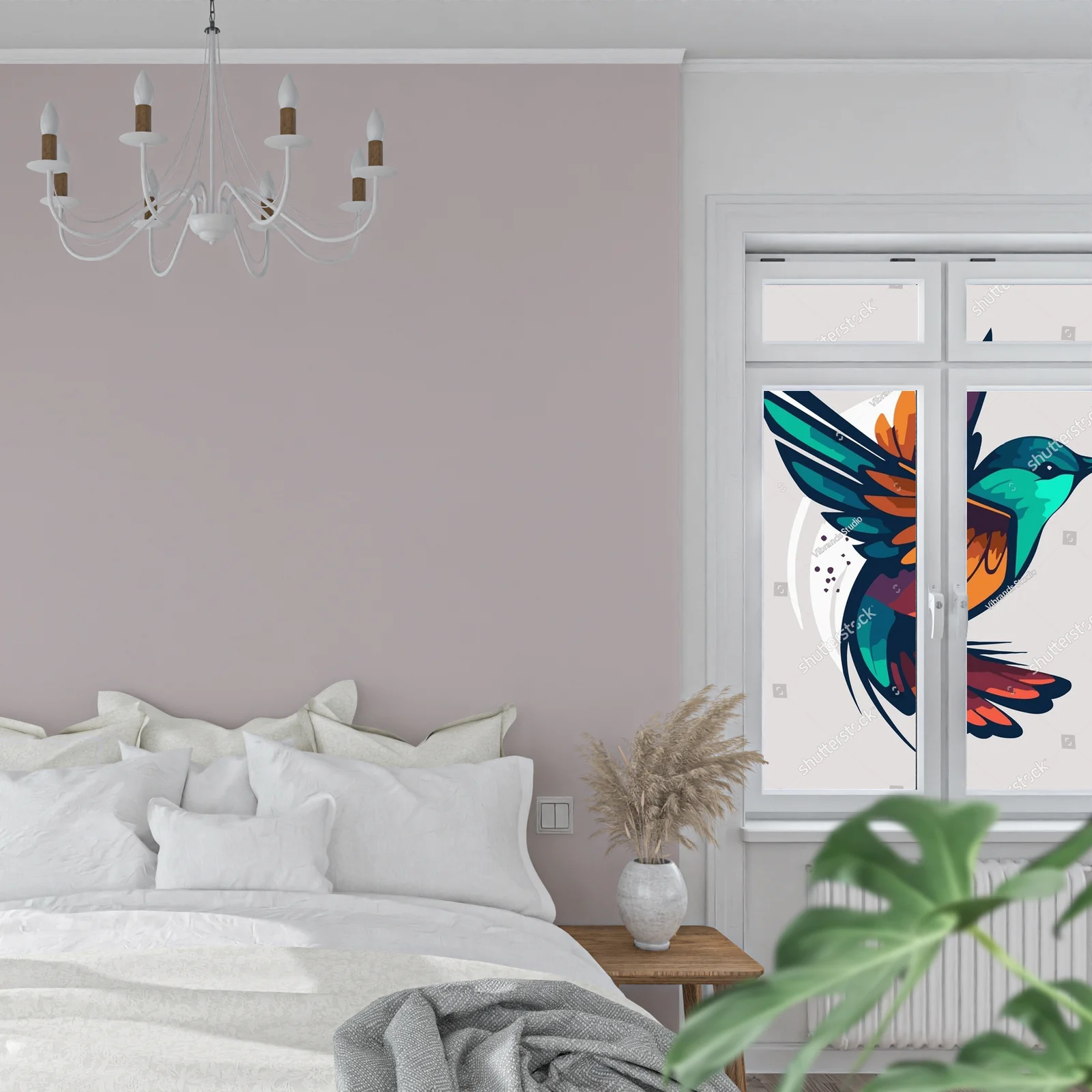 Kolorowe kolibry w dynamicznych kompozycjach