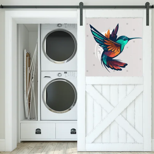 Kolorowe kolibry w dynamicznych kompozycjach