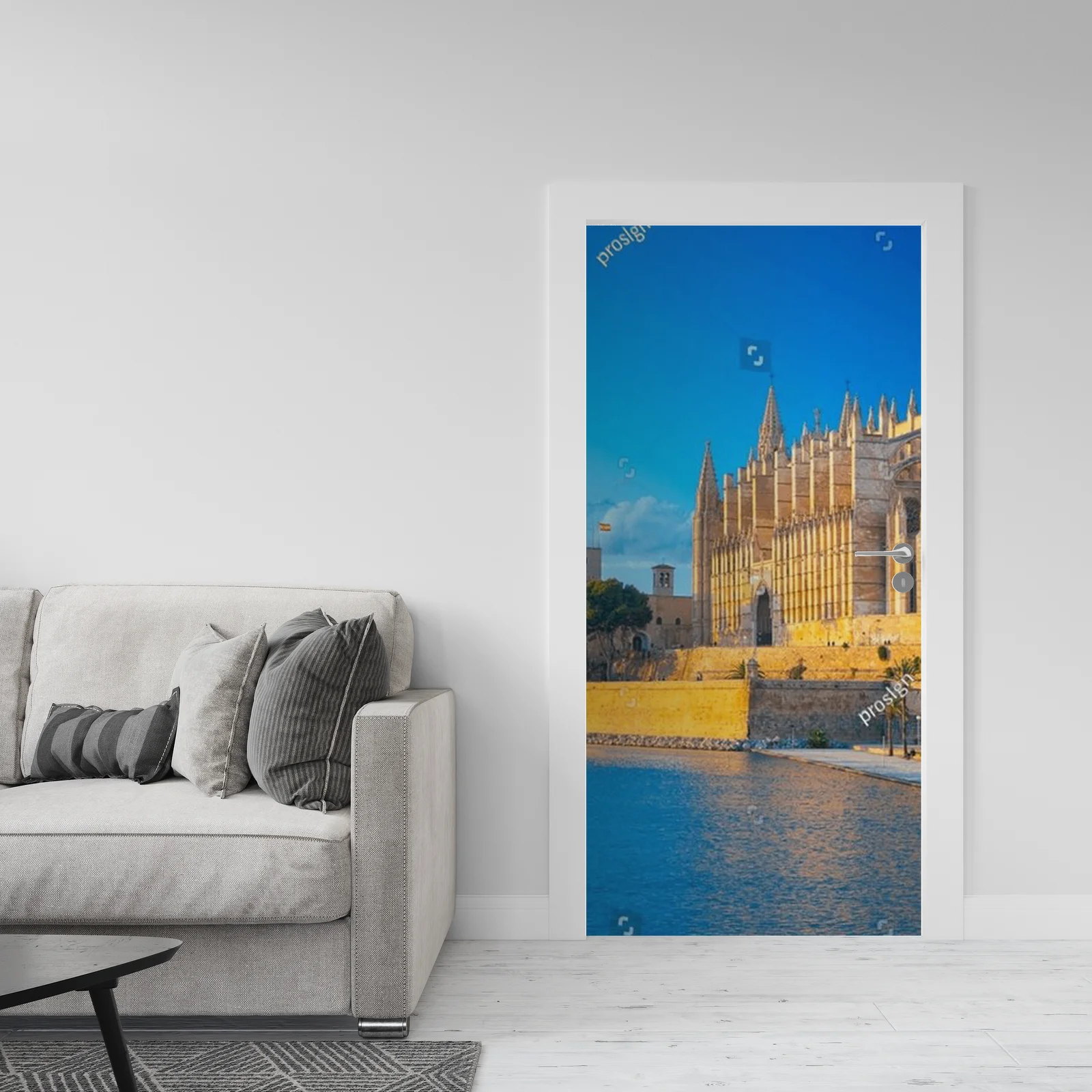 Panoramiczny widok Palma de Mallorca - letnia magia