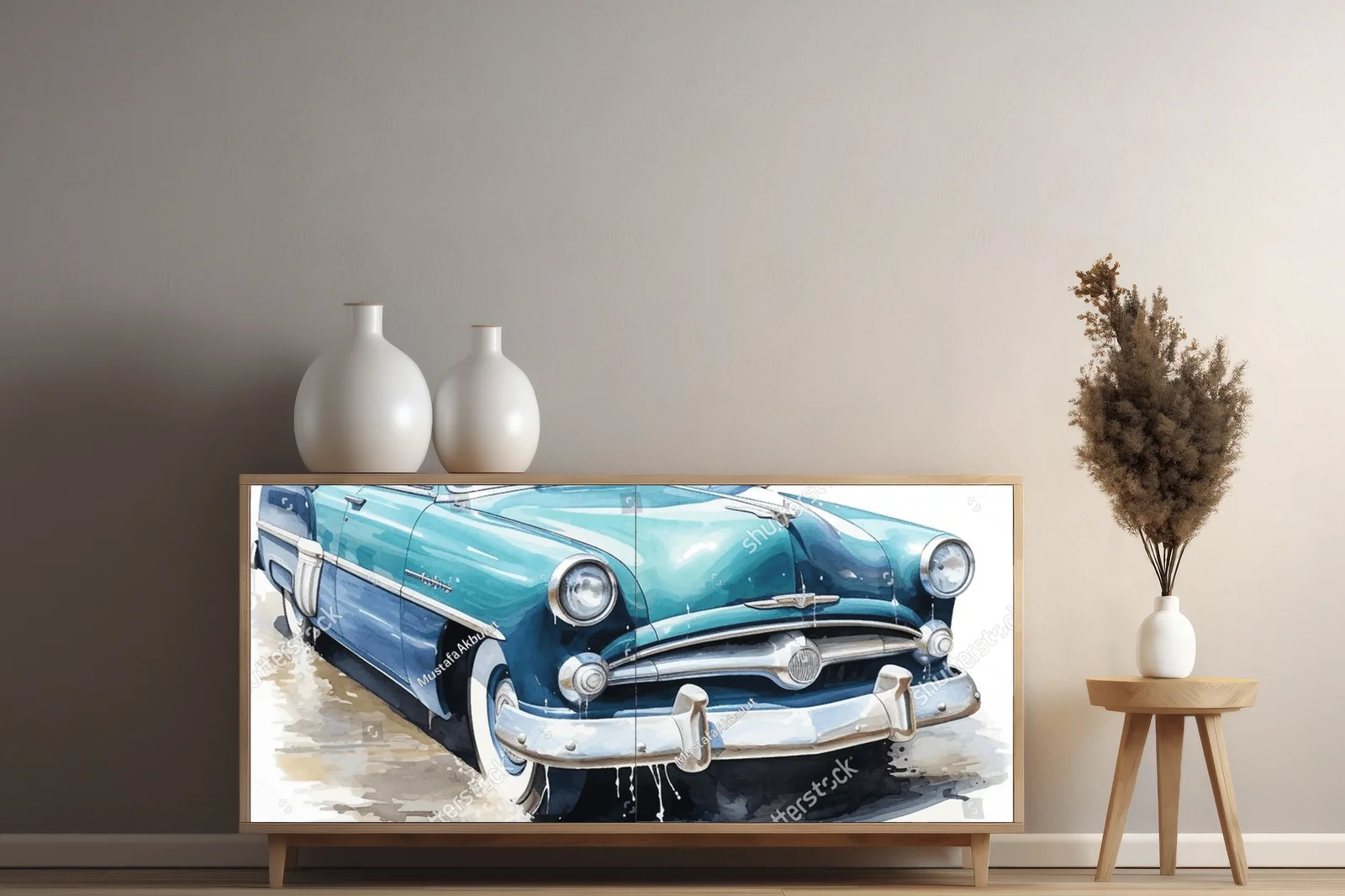 Wintage'owa klasyka motoryzacji w eleganckim stylu