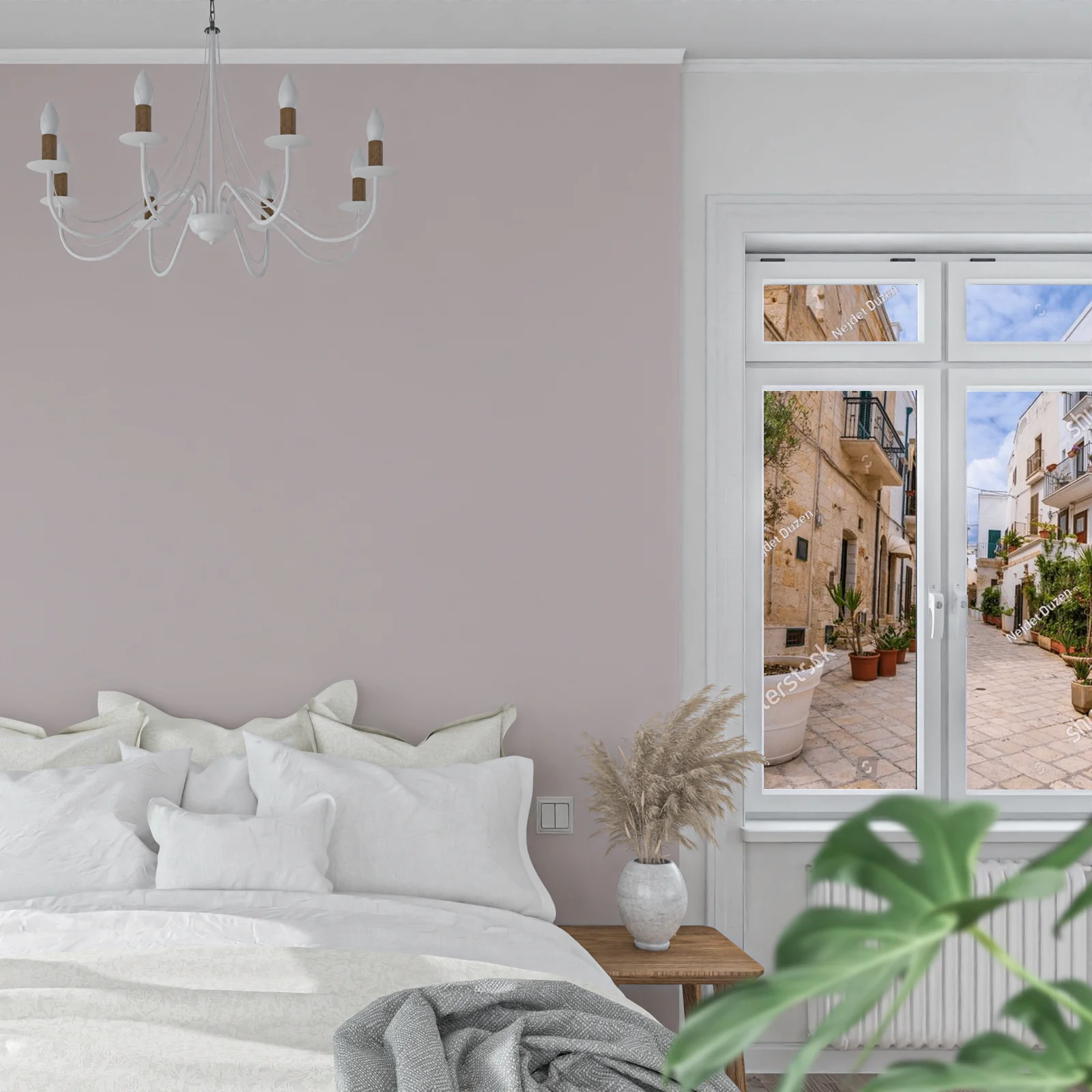 Malowniczy widok ulic Polignano a Mare
