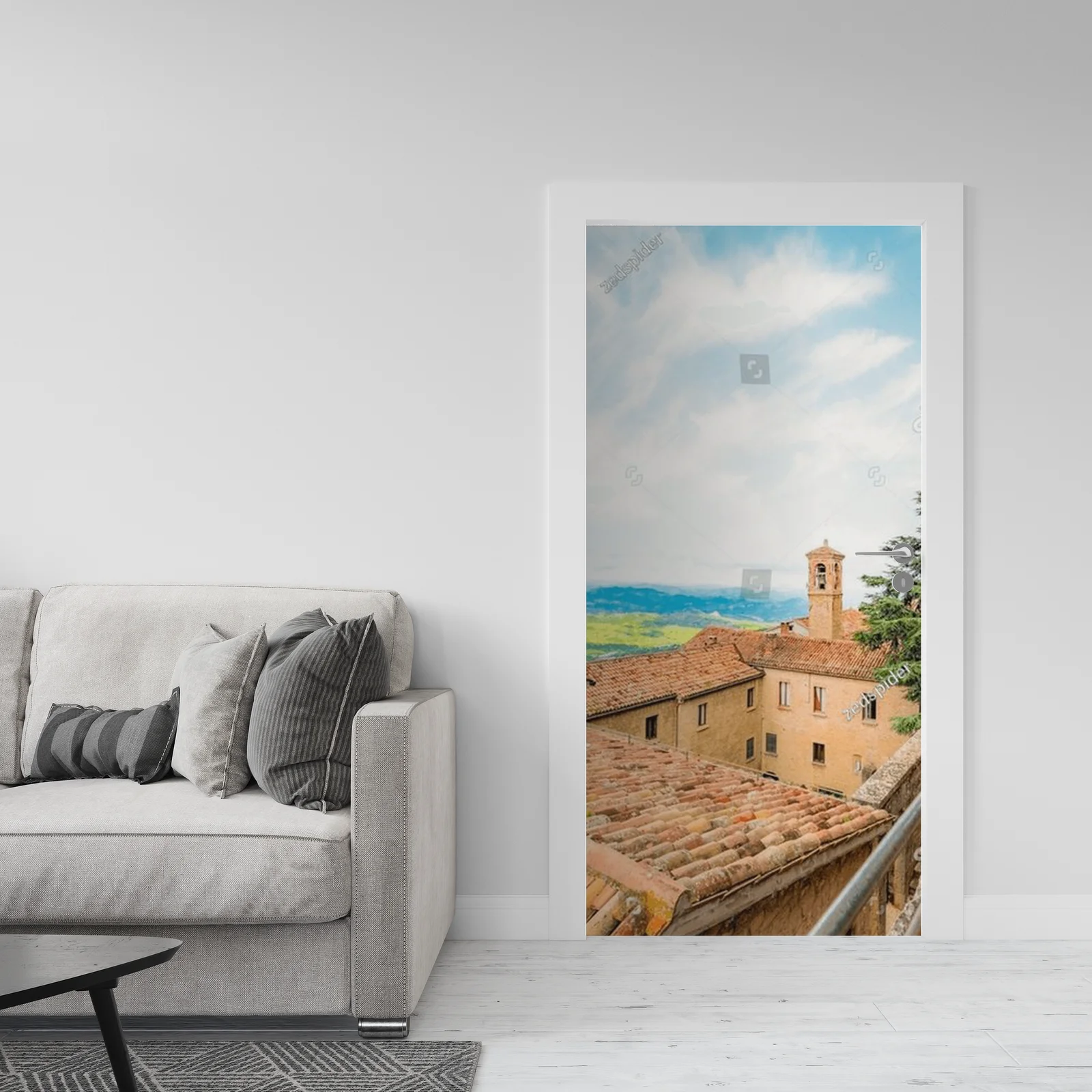 Zachwycająca panorama San Marino w letnich barwach