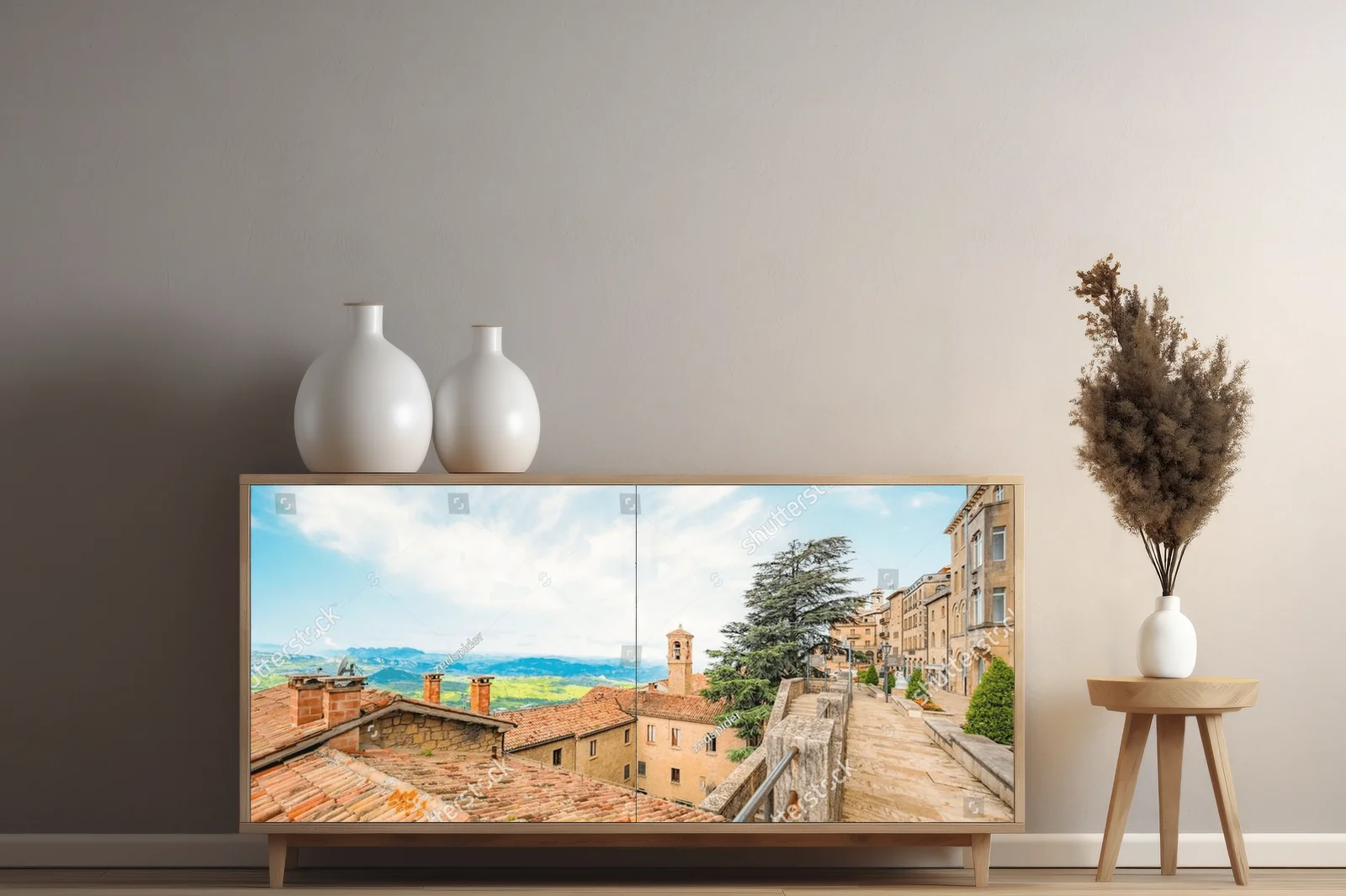Zachwycająca panorama San Marino w letnich barwach