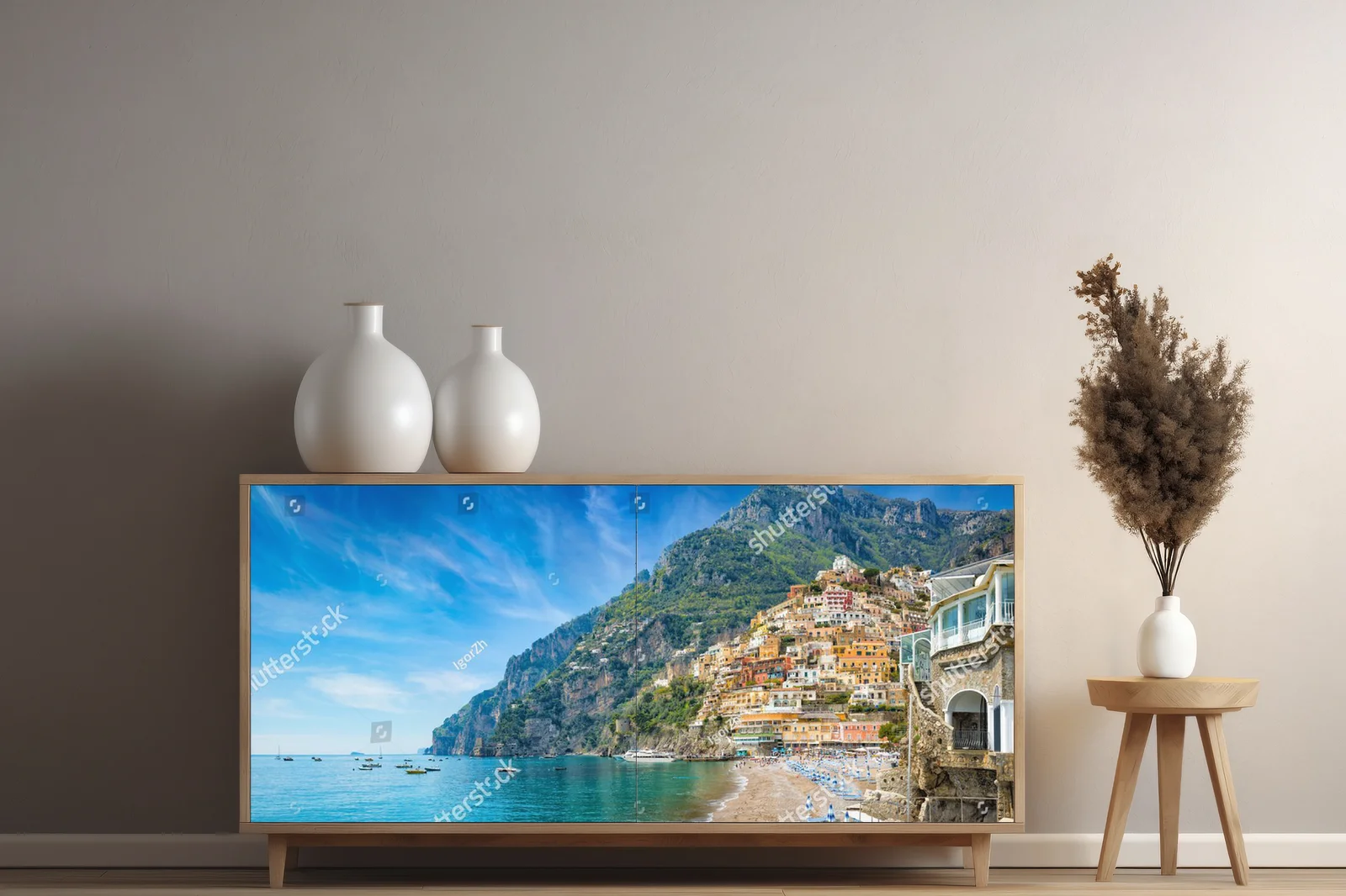 Malownicza Positano: Woda i Góry na Amalfi