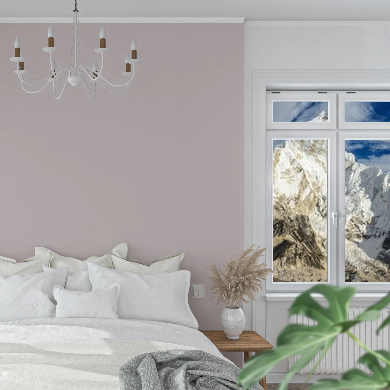 Panoramiczny widok na Everest i Nuptse z Kalar Patthar