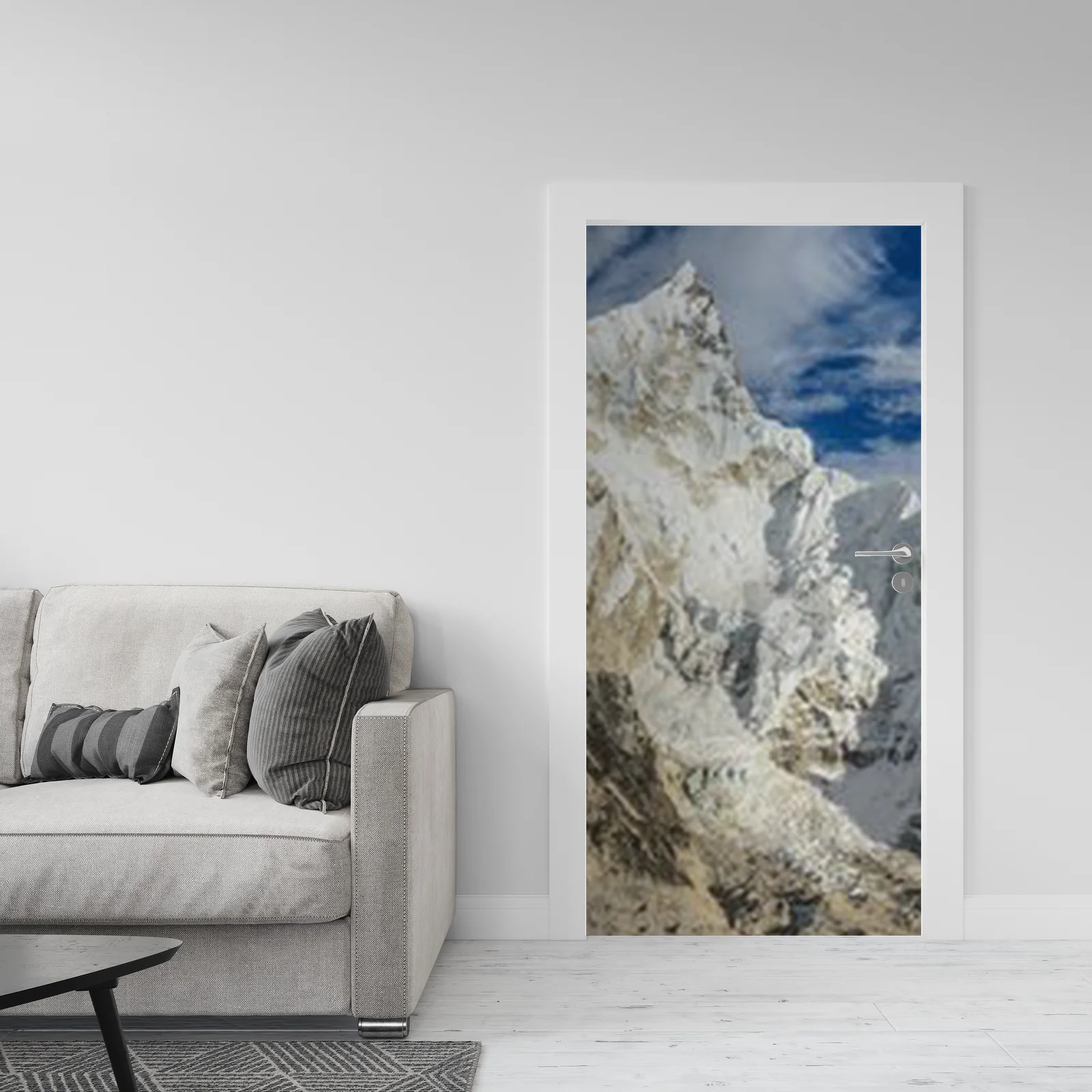 Panoramiczny widok na Everest i Nuptse z Kalar Patthar