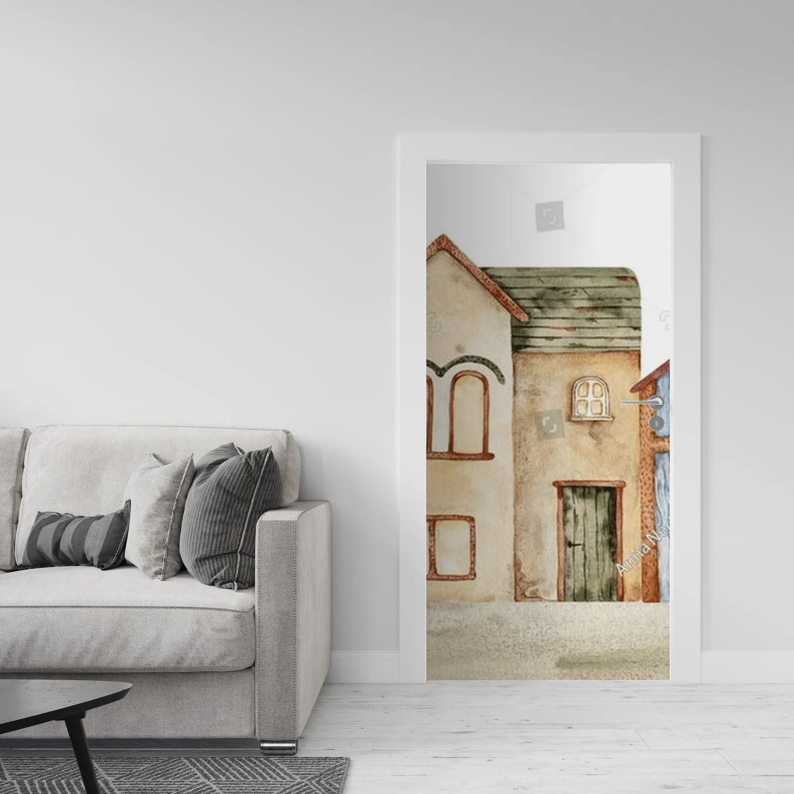 Bajkowe architektury w pastelowych odcieniach