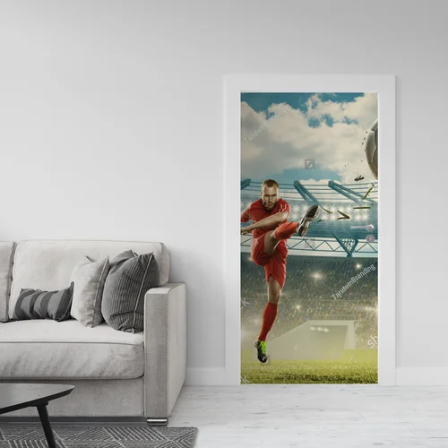 Rytm sportowej pasji na oświetlonym stadionie