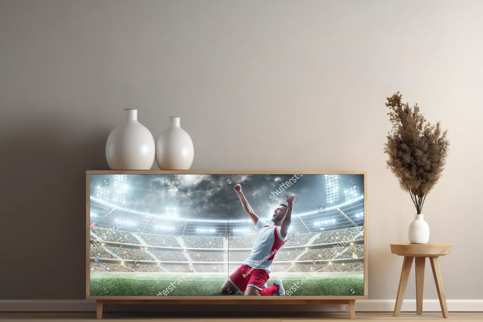 Euforia zwycięstwa na zielonym stadionie