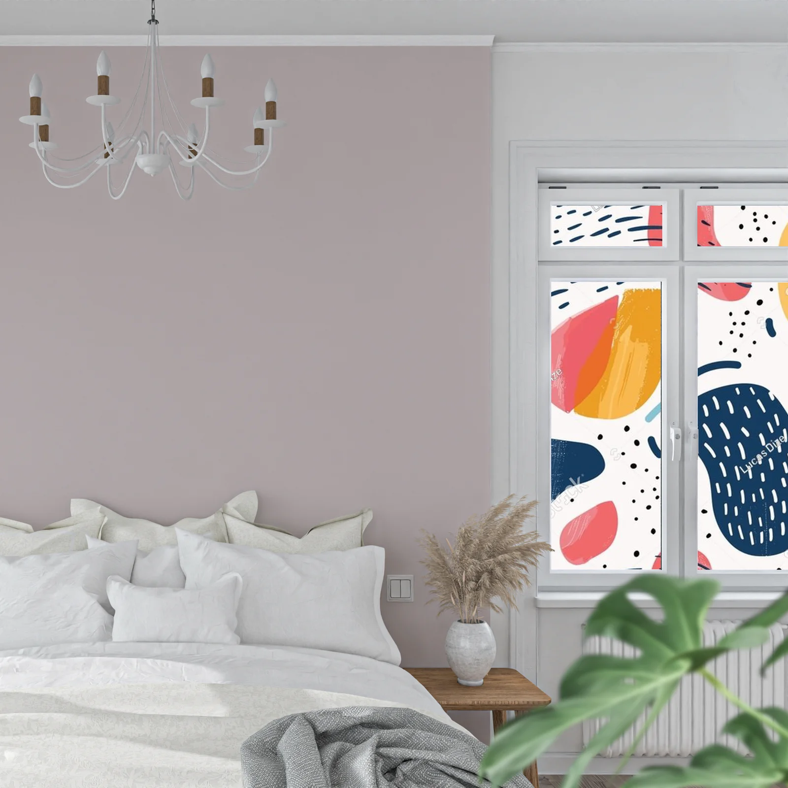 Nowoczesne geometryczne inspiracje w pastelowych tonach