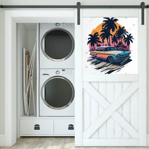 Retro w stylu vintage na letniej plaży