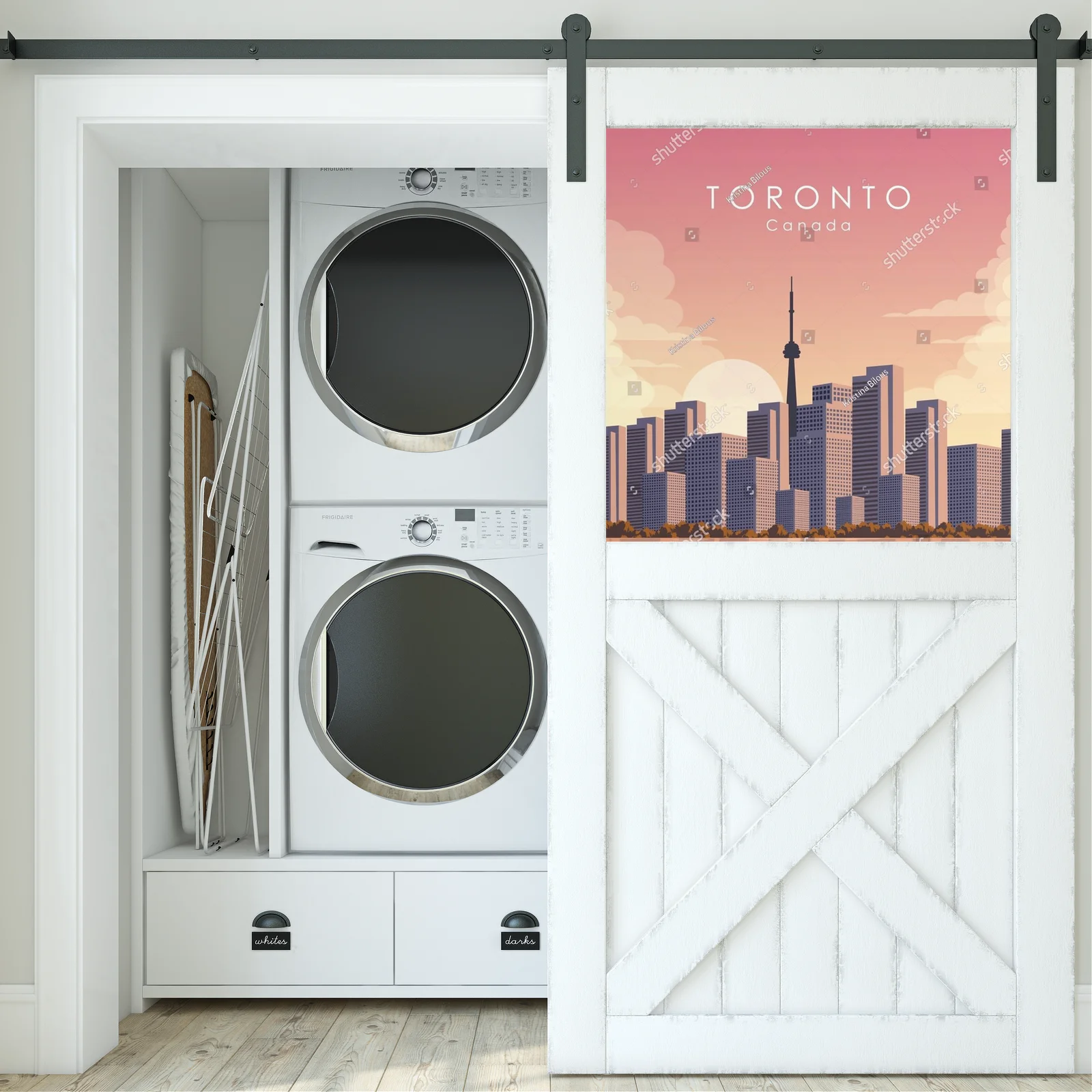 Nowoczesny projekt Toronto w różowych odcieniach