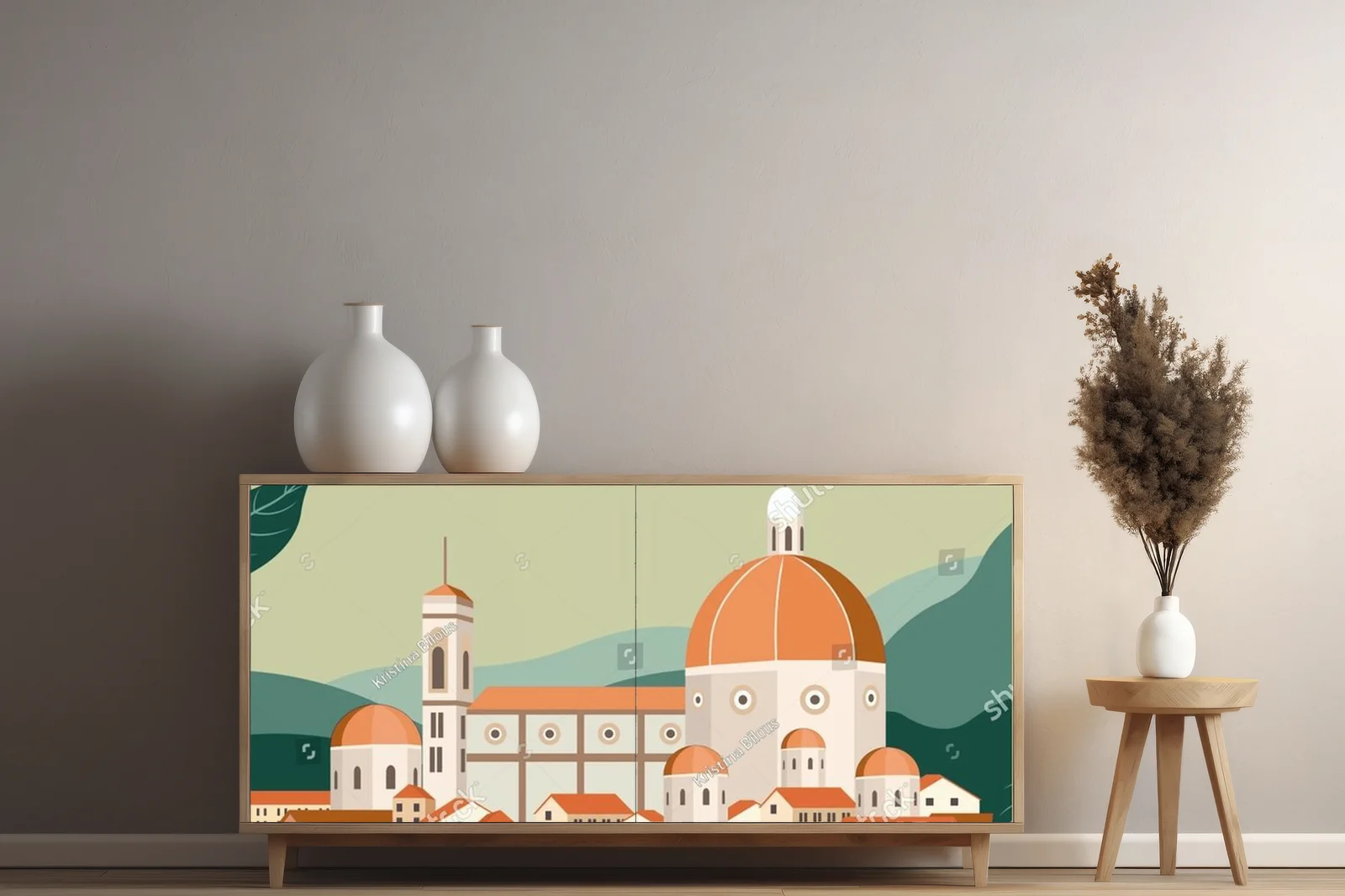 Florencja: Urok ulicy w pastelowych barwach
