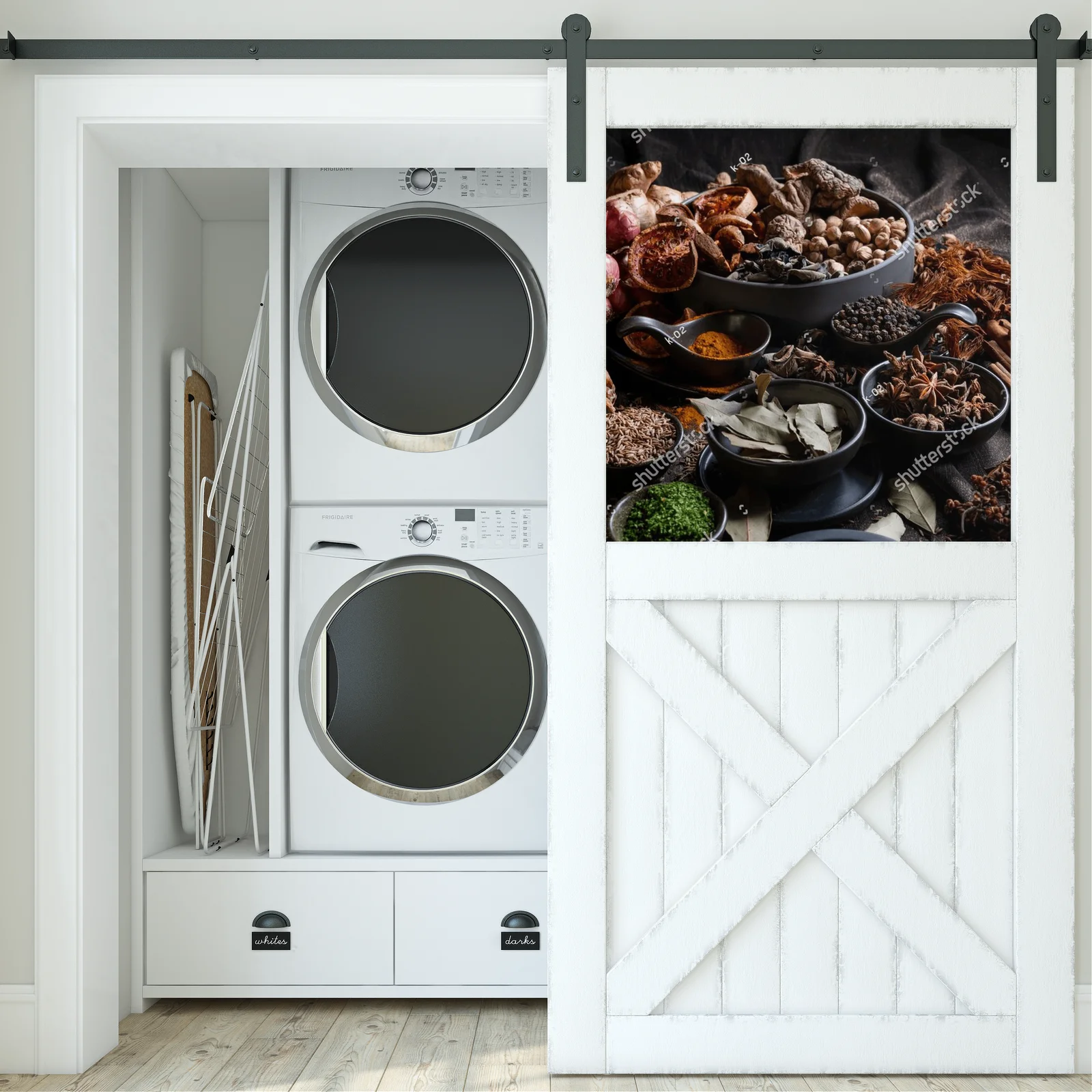 Aromatyczne zioła w ceramicznej kompozycji