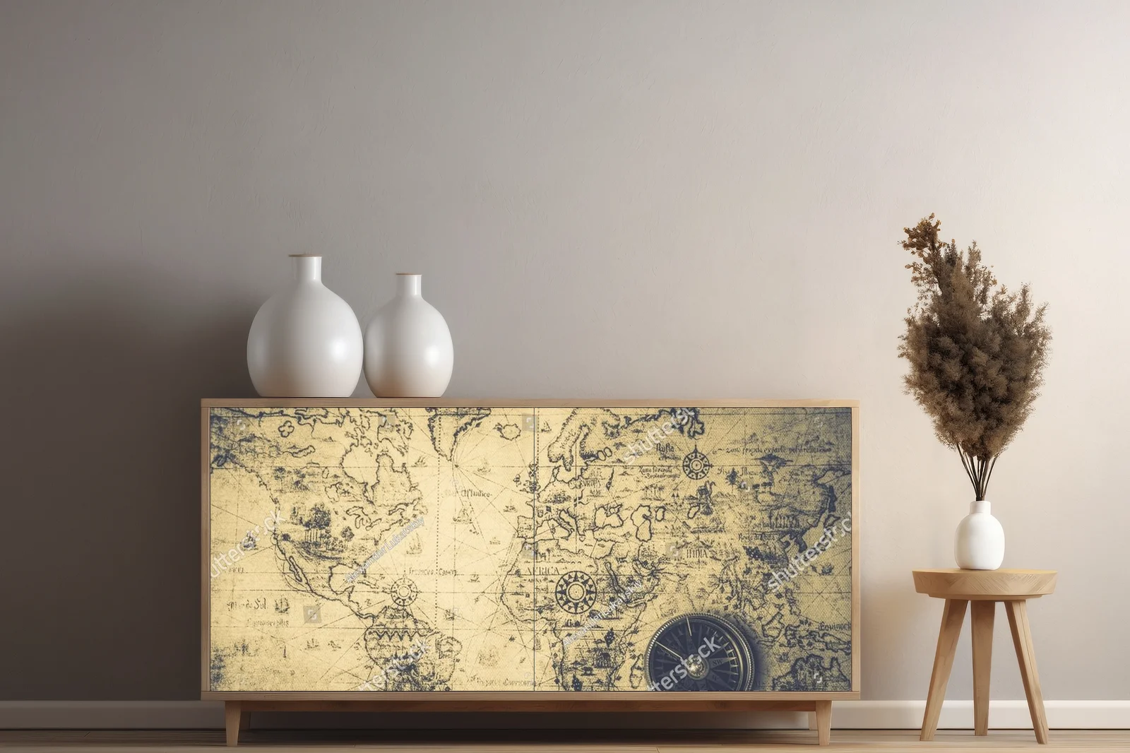 Retro mapa - podróż w nieodkryte zakątki