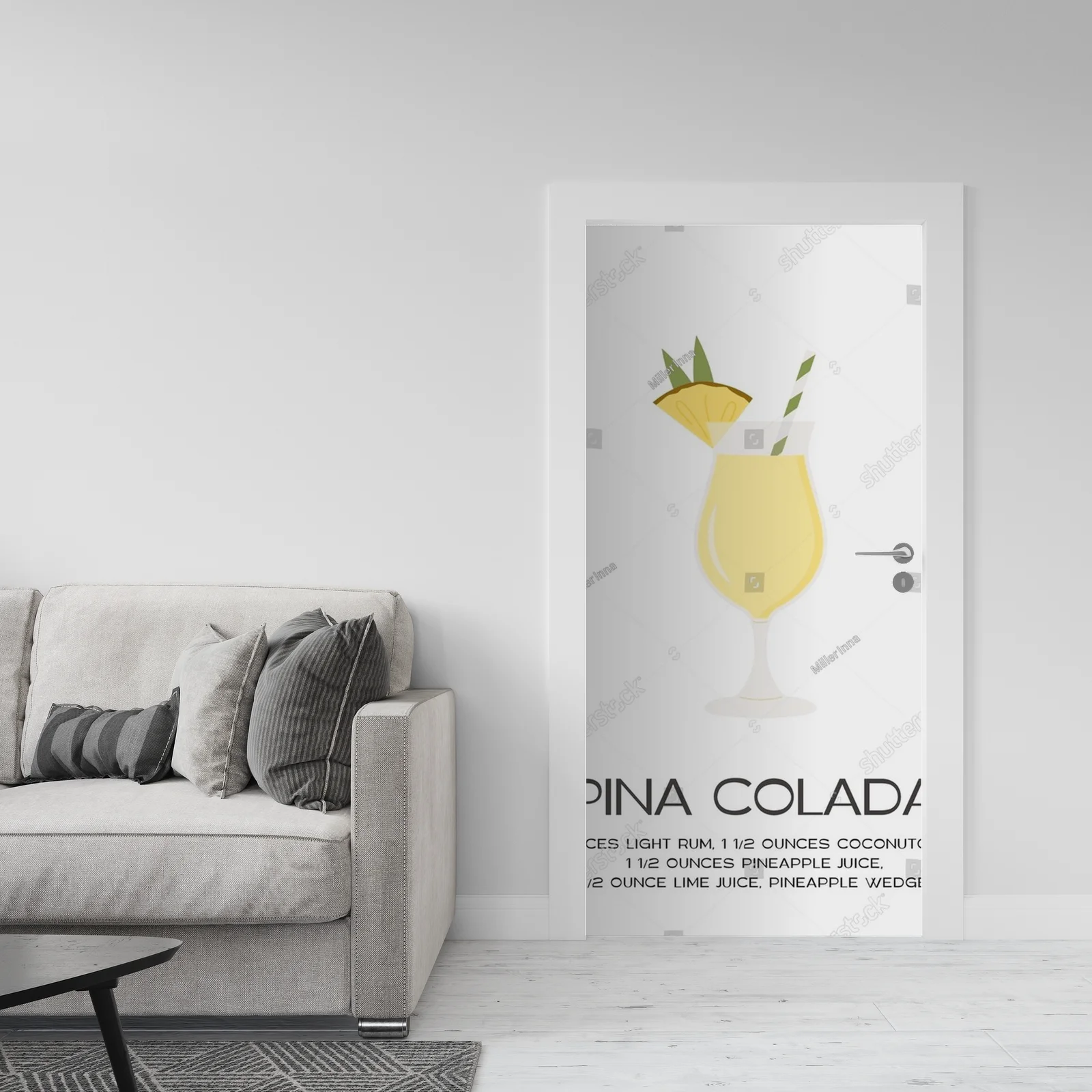 Tropikalna Pina Colada w letnim klimacie