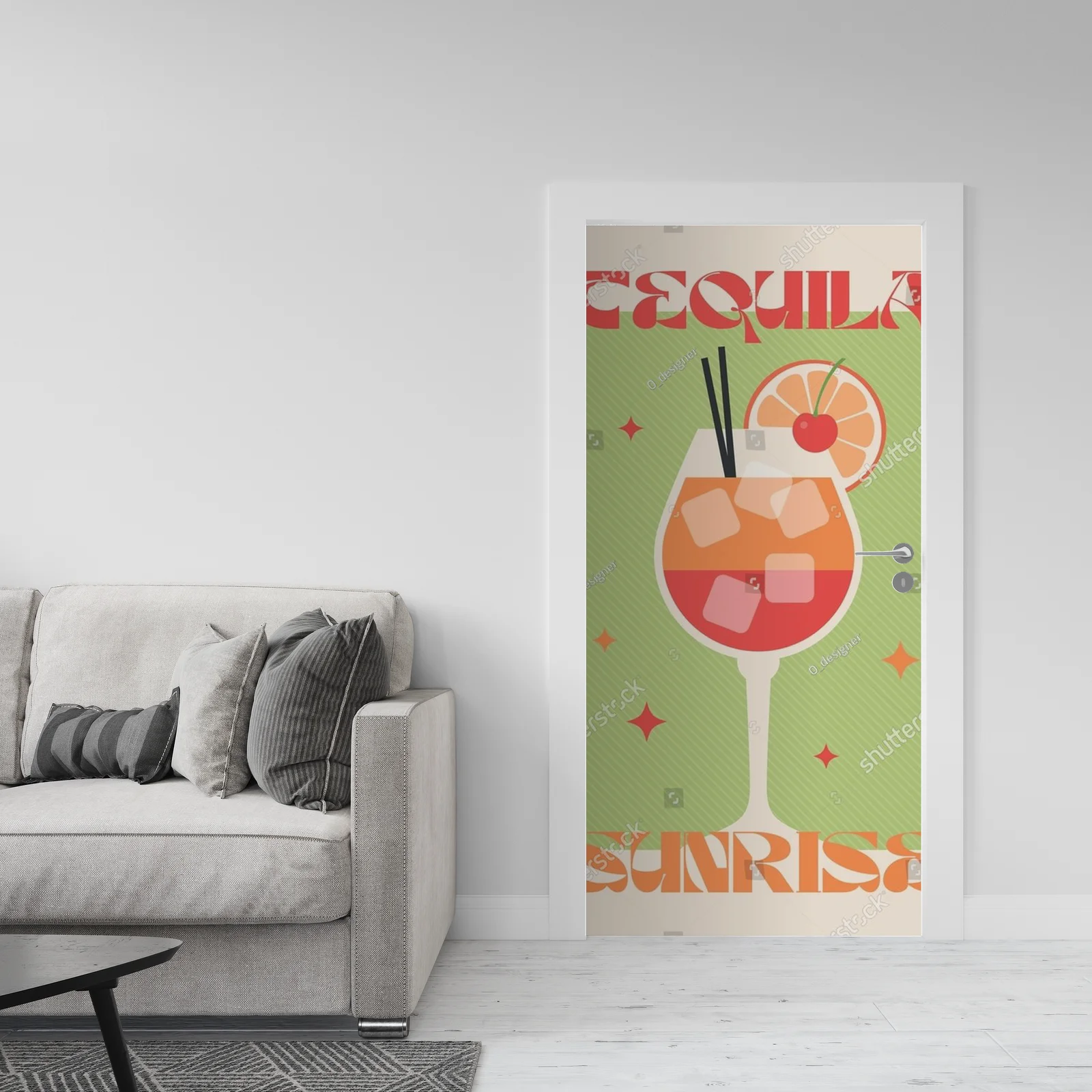 Retro drinki w tropikalnych barwach