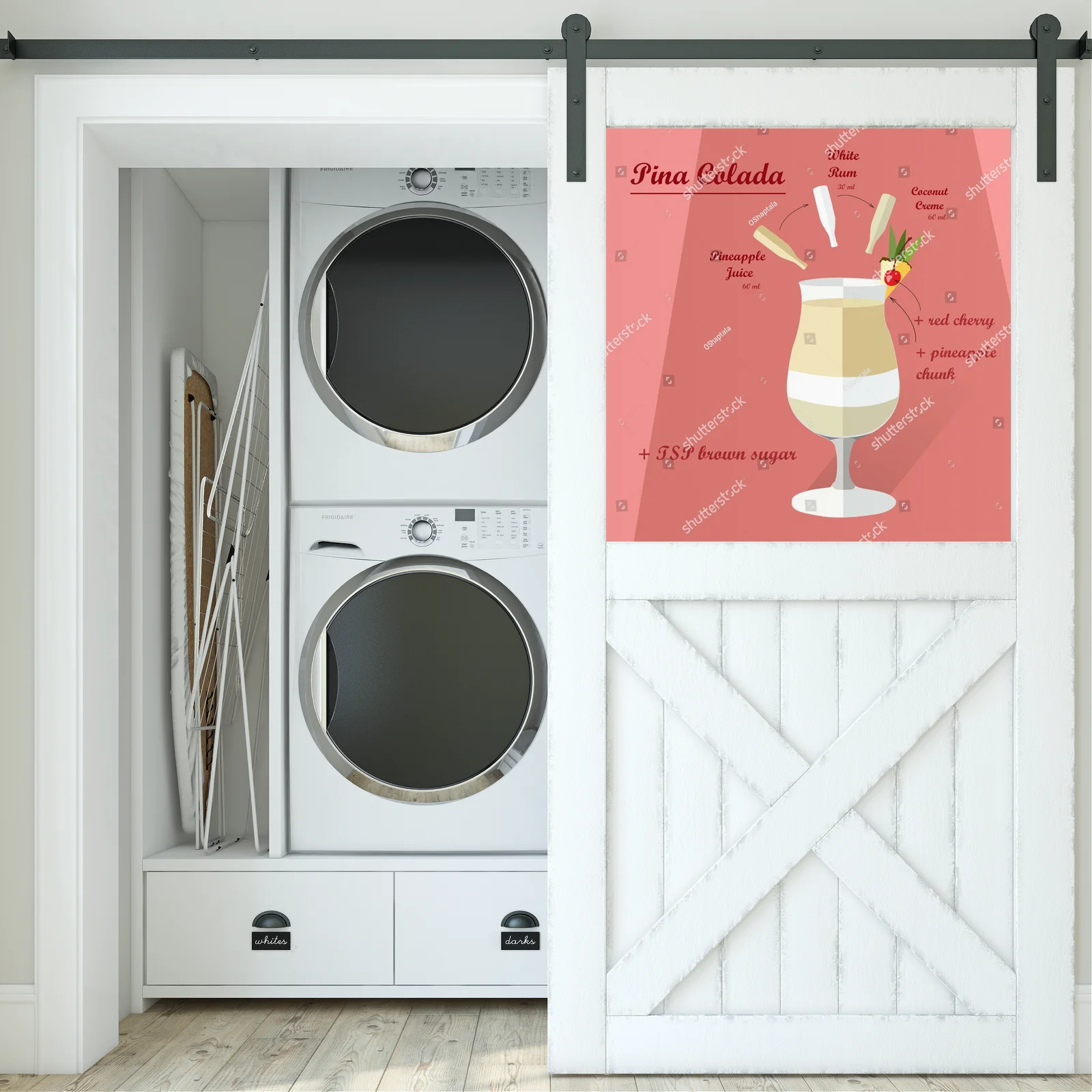 Soczysta Pina Colada w bajkowych kolorach