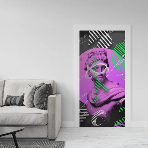 Nowoczesna kompozycja z neonowymi akcentami
