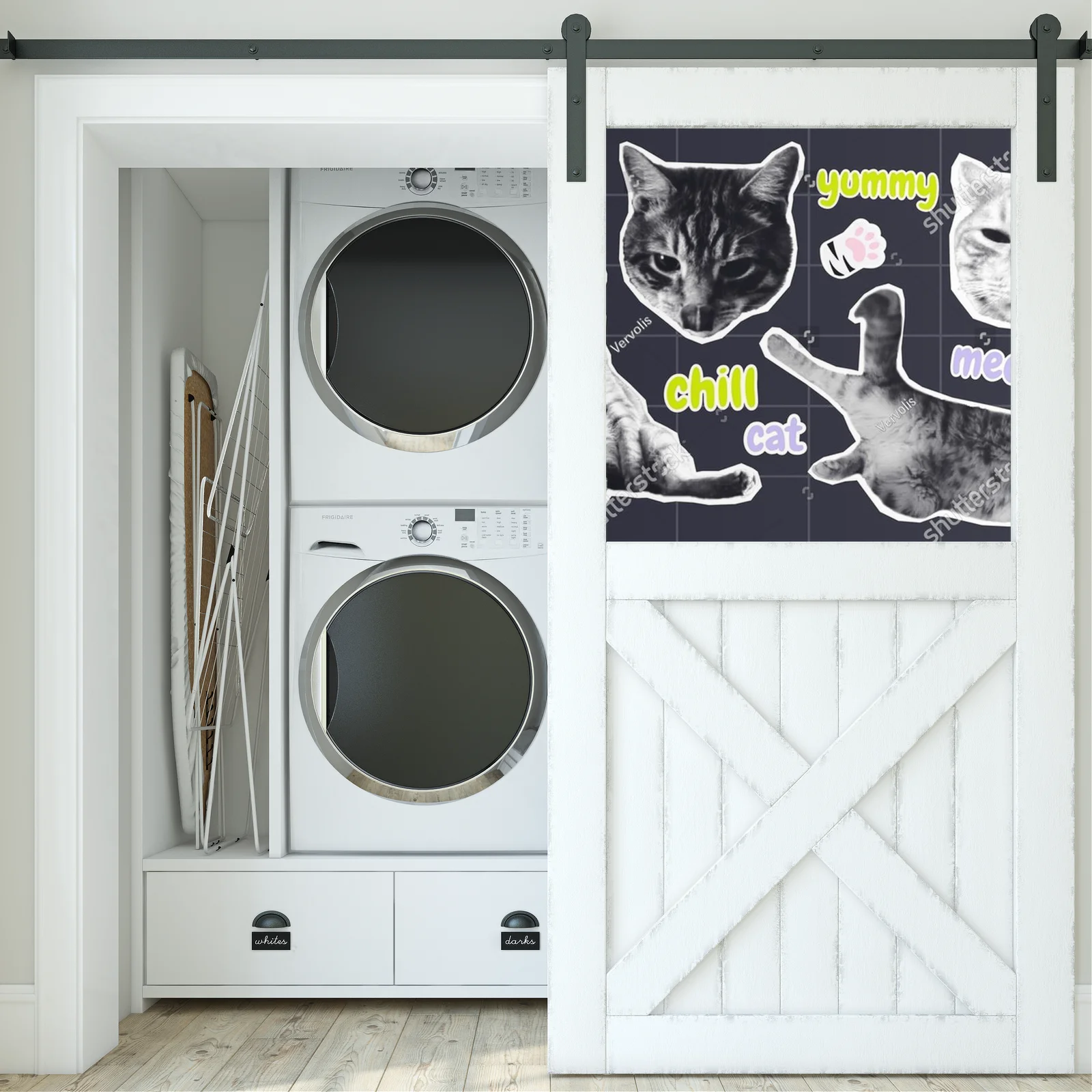 Vintagowe koty w halftone'owej odsłonie artystycznej