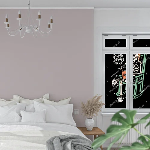 Vintage Chill z Skeletonem w Przytulnej Atmosferze