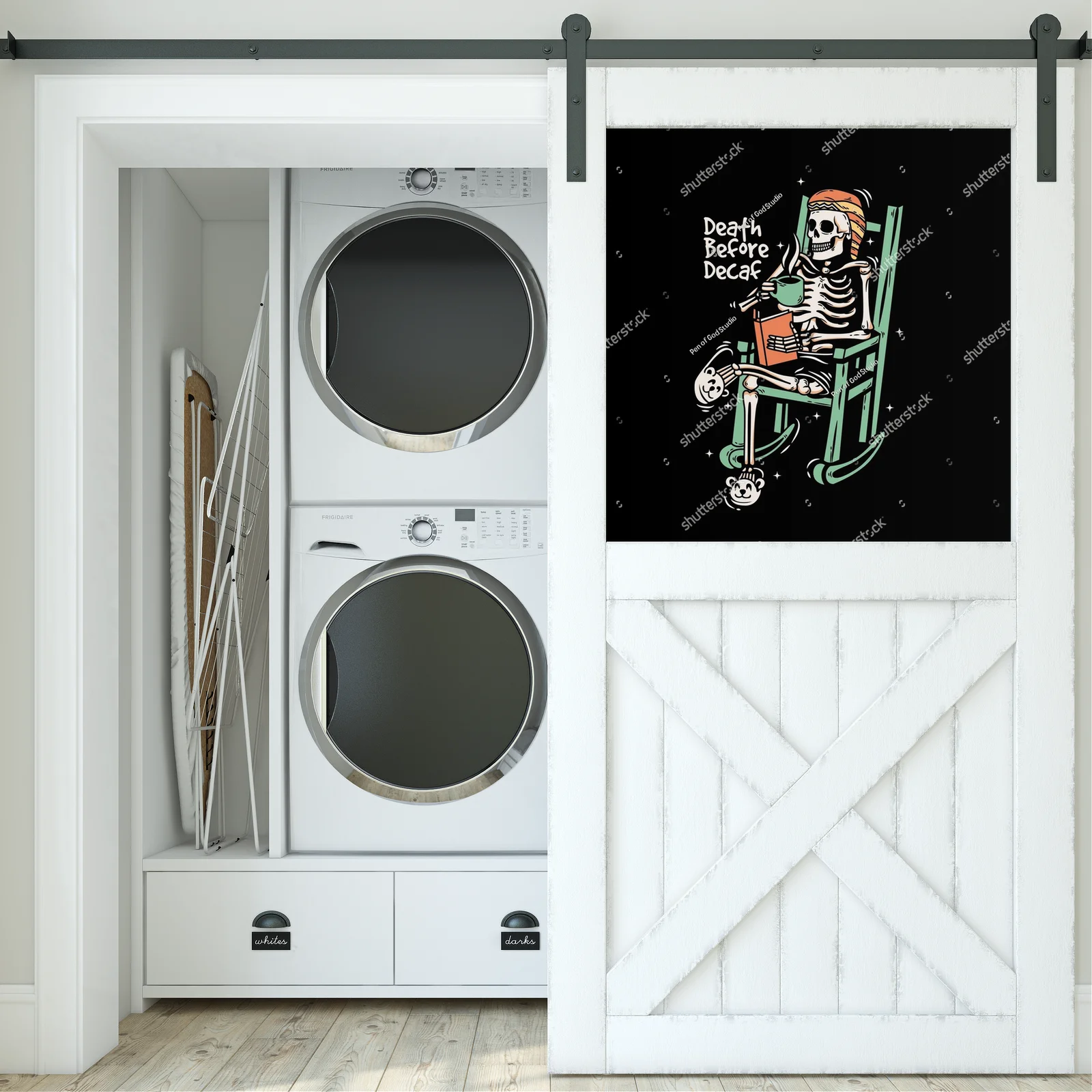 Vintage Chill z Skeletonem w Przytulnej Atmosferze