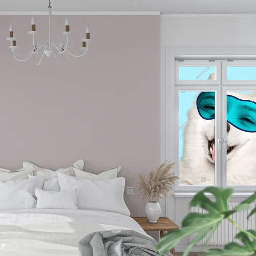 Urokliwy husky w surrealistycznym stylu