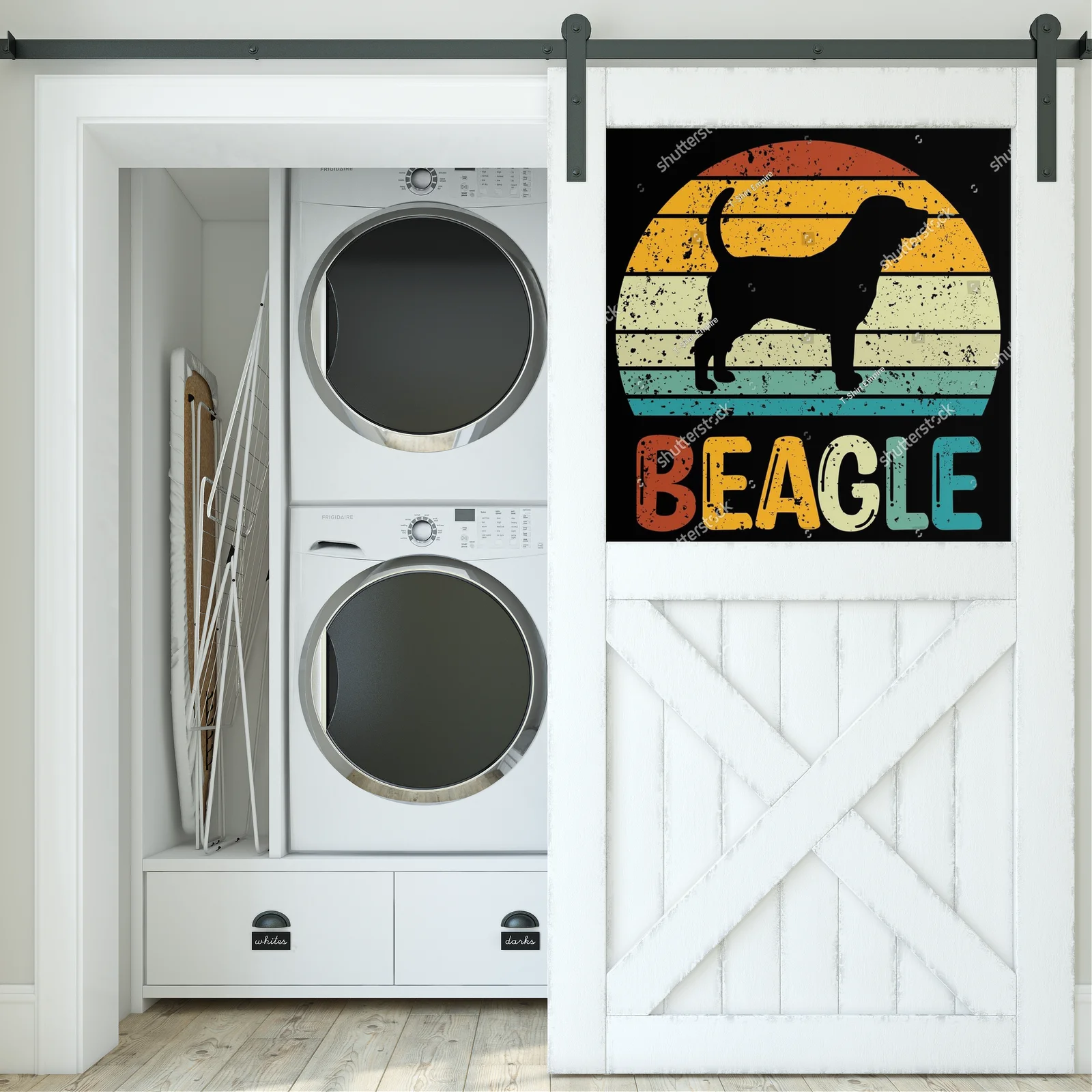 Beagle w stylu vintage - zmysłowy urok retro