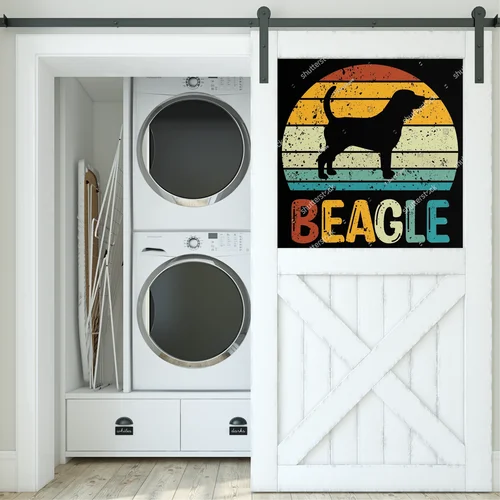 Beagle w stylu vintage - zmysłowy urok retro