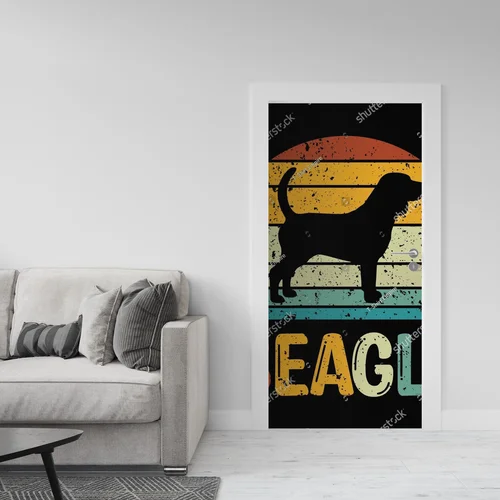 Beagle w stylu vintage - zmysłowy urok retro