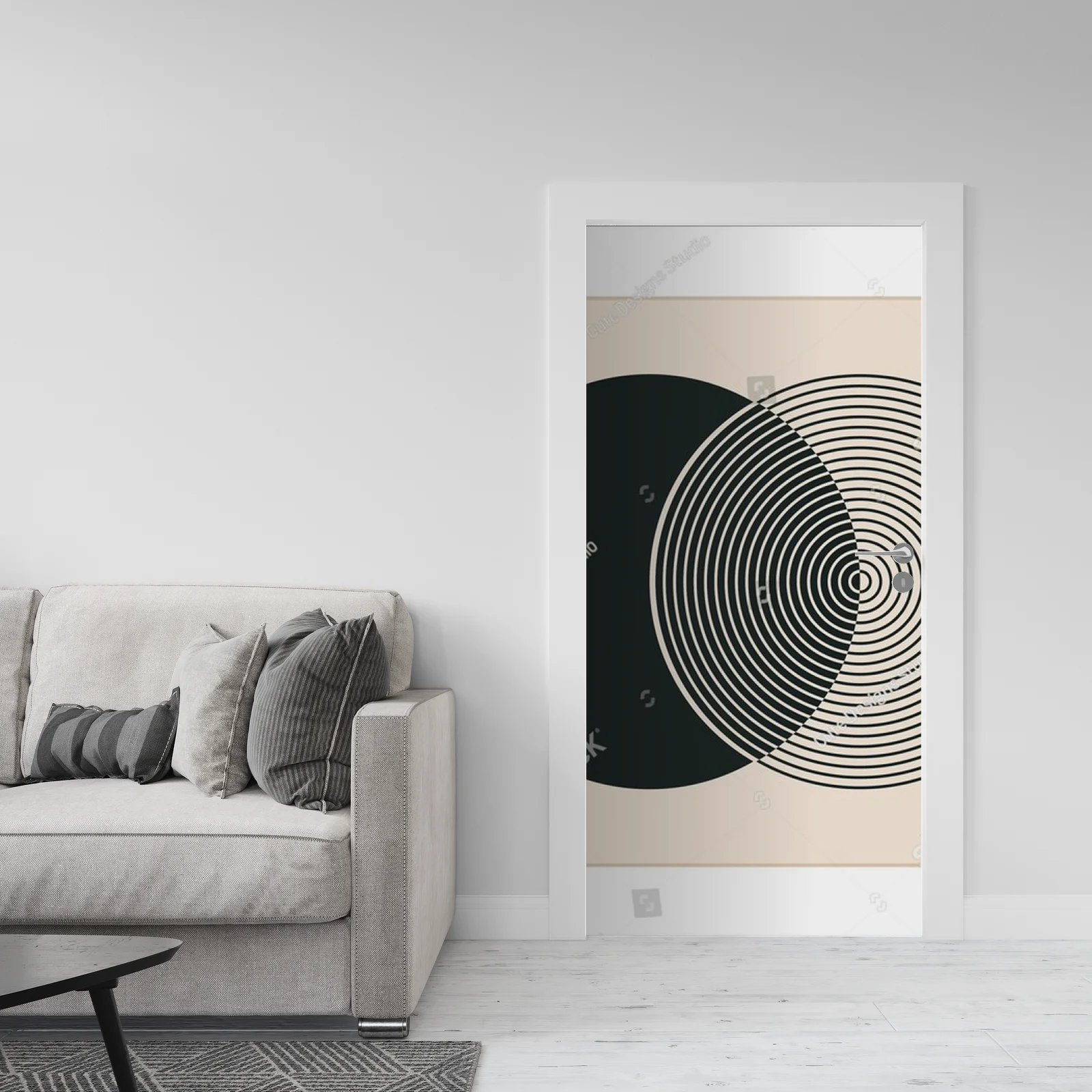 Minimalistyczna gra kontrastów w eleganckiej tonacji