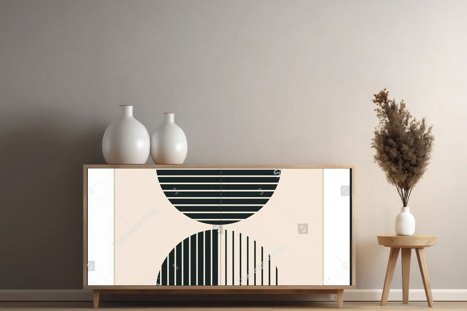 Geometryczna elegancja w odcieniach pastelek