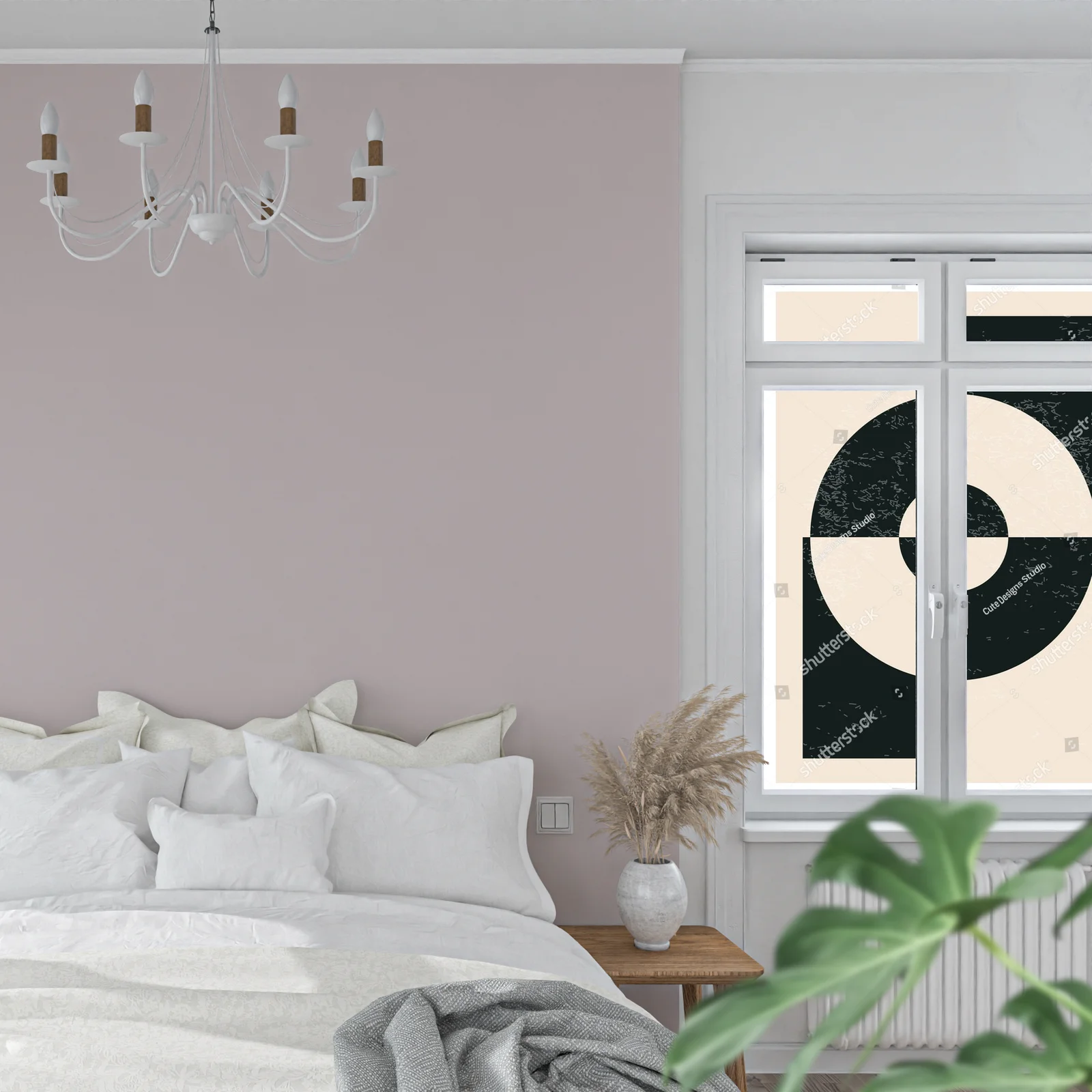 Nowoczesny plakat w geometrycznym stylu lat 20-tych