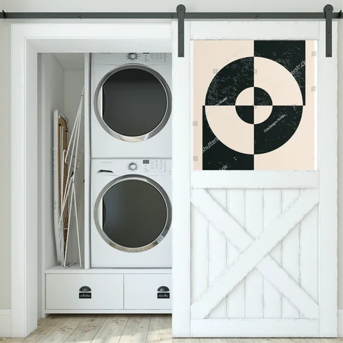 Nowoczesny plakat w geometrycznym stylu lat 20-tych