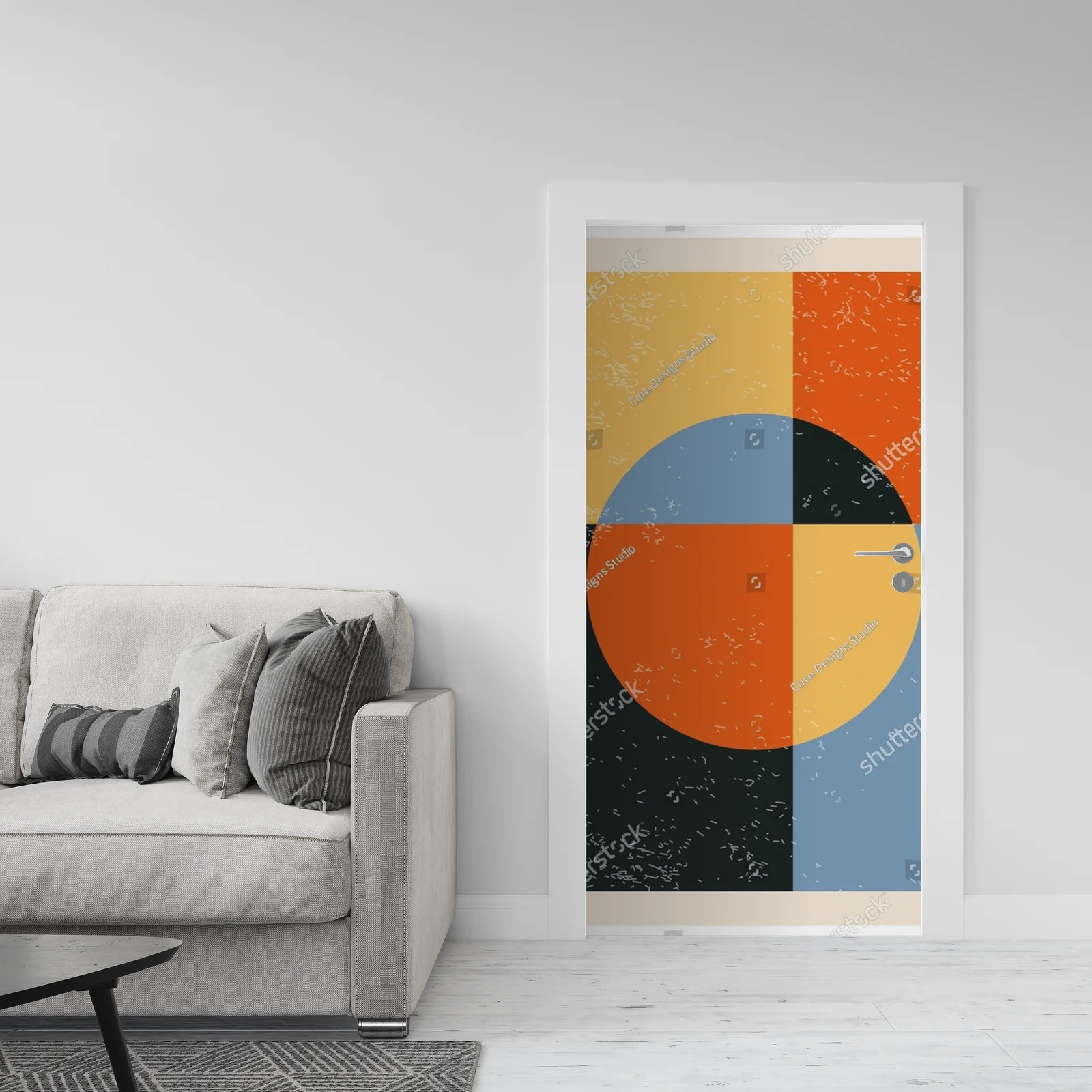 Geometryczne inspiracje w delikatnych tonach