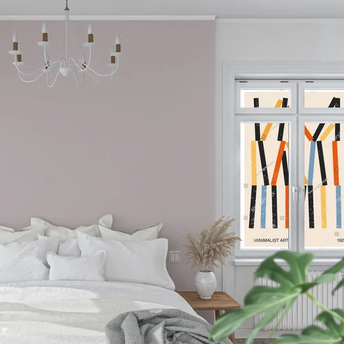 Elegancka geometryczna kompozycja w pastelowych tonach